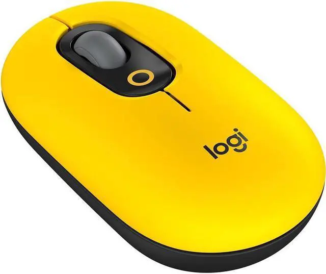 Alt view image 12 of 20 - Logitech POP Mouse with Customizable Emojis for Windows & Mac - Blast Yellow