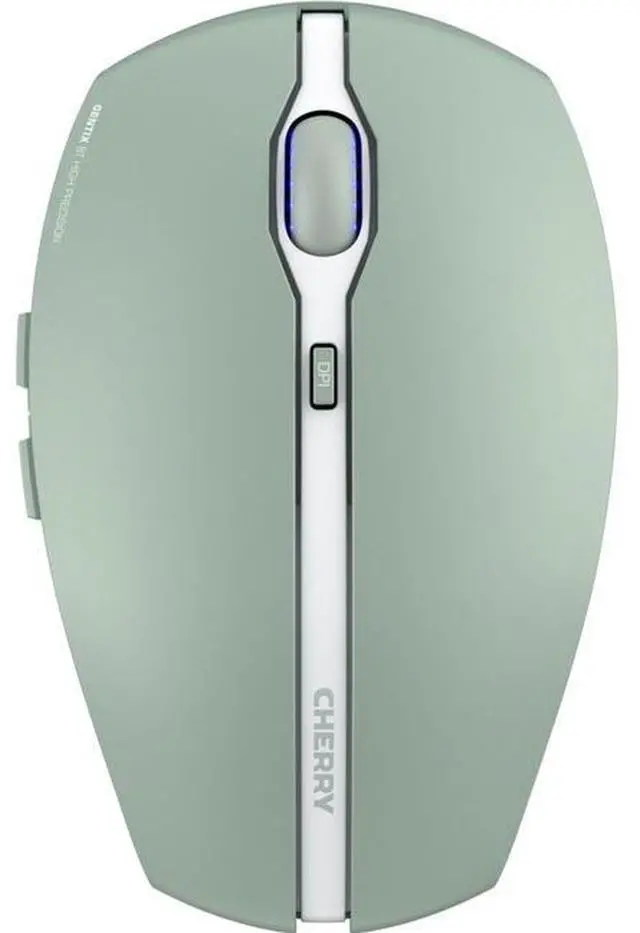 Main image of CHERRY GENTIX BT Bluetooth Mouse - Optical - Wireless - Bluetooth - Agave Green - 2000 dpi - Scroll Wheel - 7 Button(s) - Small/Large Hand/Palm Size - Symmetrical