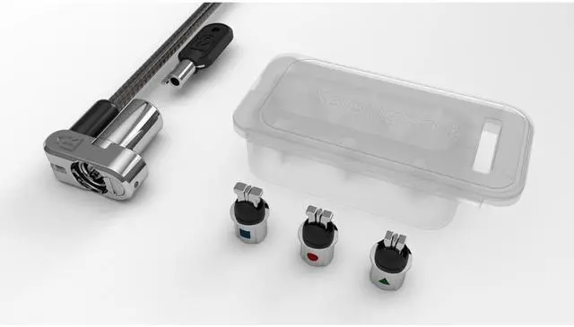 Alt view image 8 of 9 - Kensington Universal 3-in-1 Laptop Lock - Lock Adapter Kit (K62315WW)
