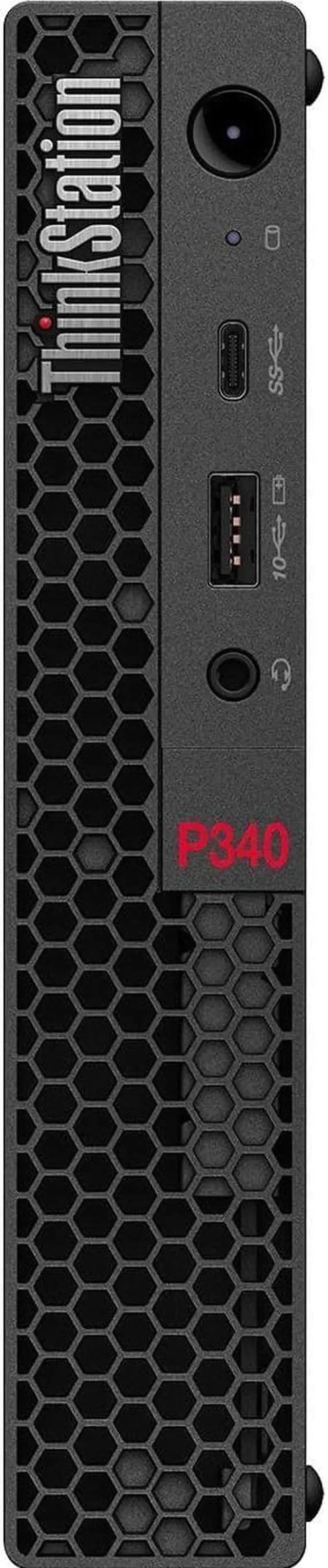 Alt view image 9 of 19 - Lenovo ThinkStation P340 30DFS0UY00 Workstation - 1 x Intel Core i7 Octa-core (8 Core) i7-10700T 10th Gen 2 GHz - 16 GB DDR4 SDRAM RAM - 512 GB SSD - Tiny