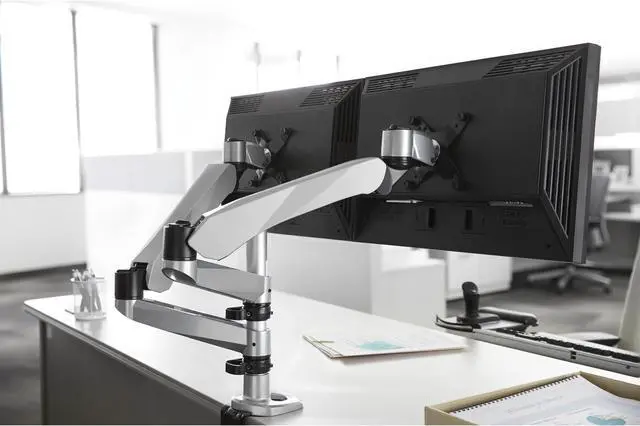 Alt view image 14 of 20 - 3M Easy Adjust Dual Mounting Arm for Flat Panel Display, MA265S