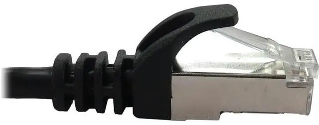 Alt view image 4 of 4 - Tripp Lite Cat6a 10G Snagless Shielded Slim STP Ethernet Cable (RJ45 M/M), PoE, Black, 6 ft. (1.8 m) - 6 ft Category 6a Network Cable for Network Device, Server, Switch, Router, Hub, Printer, Computer