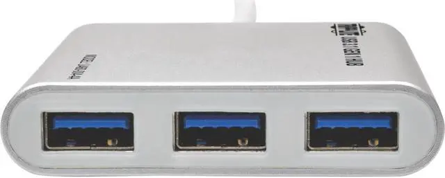 Alt view image 14 of 17 - Tripp Lite 4-Port Portable USB 3.1 Gen 1 USB Type-C USB-C Hub Tablet Laptop (U460-004-4A)