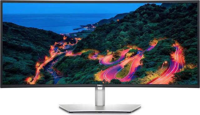 Alt view image 7 of 14 - Dell UltraSharp U3423WE 34.1" WQHD Curved Screen WLED LCD Monitor - 21:9 - 34" Class - In-plane Switching (IPS) Technology - 3440 x 1440 - 1.07 Billion Colors - 300 Nit - 5 ms - HDMI - Displ