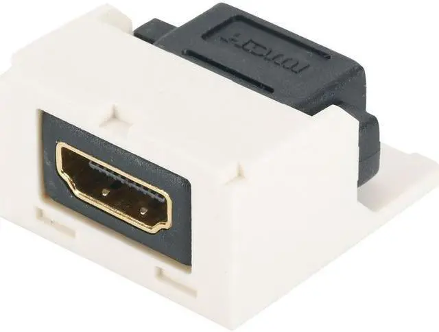 Alt view image 7 of 7 - PANDUIT CMHDMIWH HDMI Coupler Module,Mini-Com,White