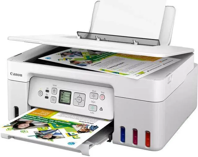 Alt view image 16 of 20 - Canon PIXMA G3270 MegaTank All-in-One Wireless Inkjet Color Printer (White)