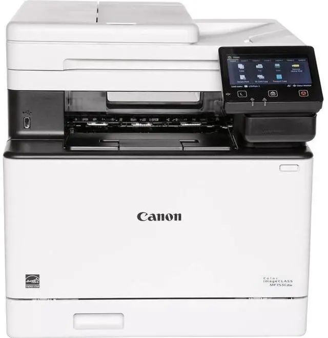 Alt view image 8 of 17 - Canon imageCLASS MF753Cdw Wireless Laser Multifunction Printer Color White