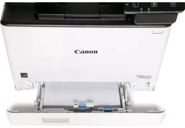Alt view image 9 of 17 - Canon imageCLASS MF753Cdw Wireless Laser Multifunction Printer Color White