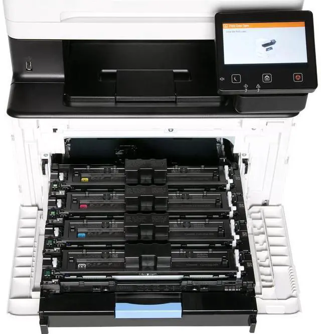 Alt view image 10 of 17 - Canon imageCLASS MF753Cdw Wireless Laser Multifunction Printer Color White