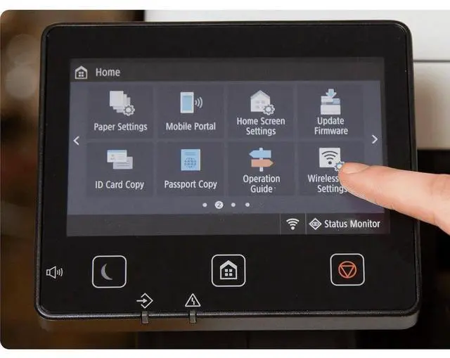 Alt view image 14 of 17 - Canon imageCLASS MF753Cdw Wireless Laser Multifunction Printer Color White