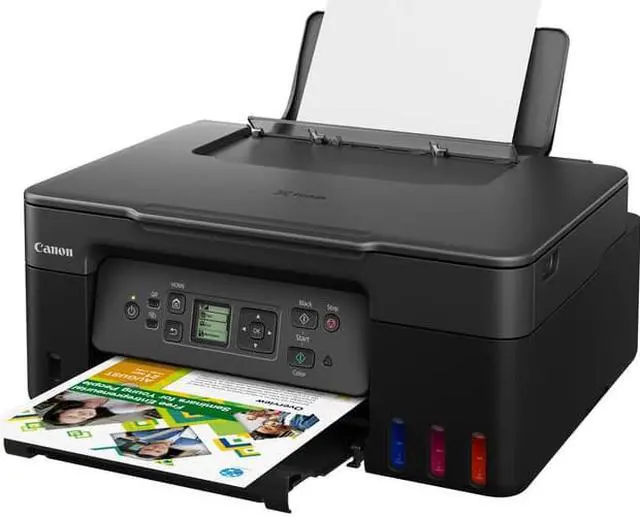 Alt view image 18 of 20 - Canon PIXMA G3270 MegaTank All-in-One Wireless Inkjet Color Printer (Black) 5805C002