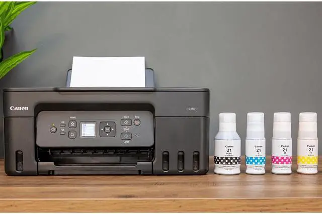 Alt view image 20 of 20 - Canon PIXMA G3270 MegaTank All-in-One Wireless Inkjet Color Printer (Black) 5805C002