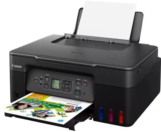 Alt view image 18 of 19 - Canon PIXMA G3270 MegaTank All-in-One Wireless Inkjet Color Printer (Black) 5805C002