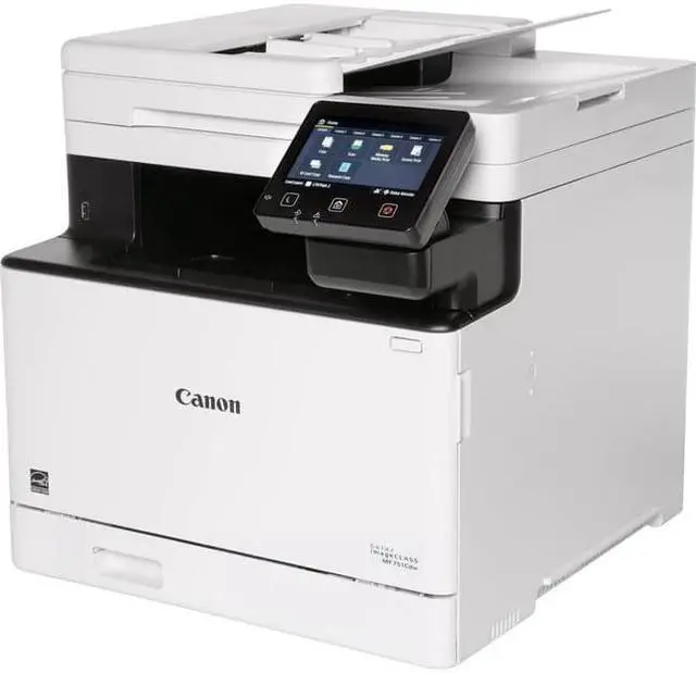 Alt view image 10 of 20 - Canon imageCLASS MF751Cdw Wireless Multifunction Laser Printer 5455C015