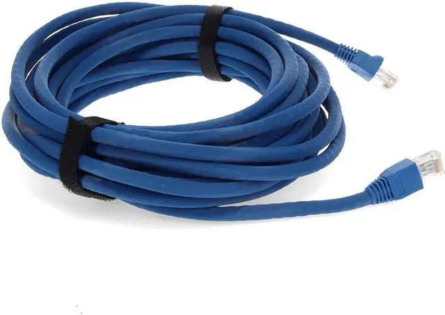 Alt view image 6 of 10 - AddOn 20ft Cat6A Snagless UTP Network Patch Cable Blue ADD20FCAT6ABE