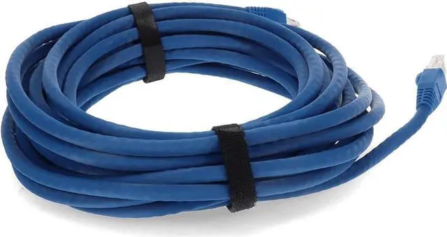Alt view image 5 of 10 - AddOn 20ft Cat6A Snagless UTP Network Patch Cable Blue ADD20FCAT6ABE