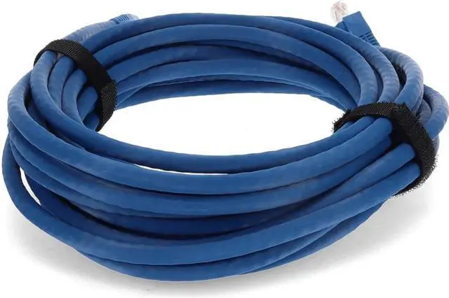 Alt view image 7 of 10 - AddOn 20ft Cat6A Snagless UTP Network Patch Cable Blue ADD20FCAT6ABE