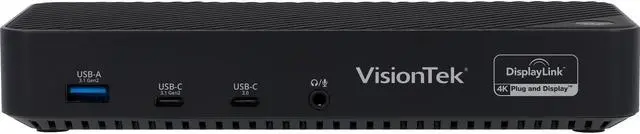 Alt view image 11 of 20 - VisionTek VT7000 Universal USB-C Docking Station 3X 4K Displays with 100W Power Delivery  3X USB-A, 2X USB-C for Windows, Chromebook and Mac, Including M1 and M1 Pro - 901468