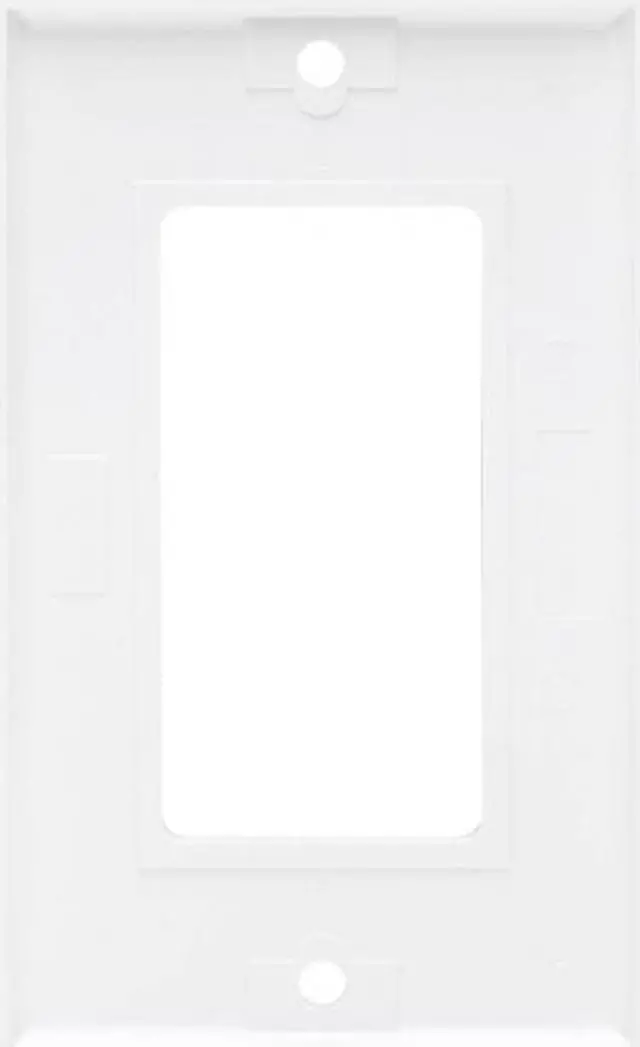 Alt view image 8 of 13 - Tripp Lite Single-Gang Faceplate Decora Style Vertical White N042D100WH