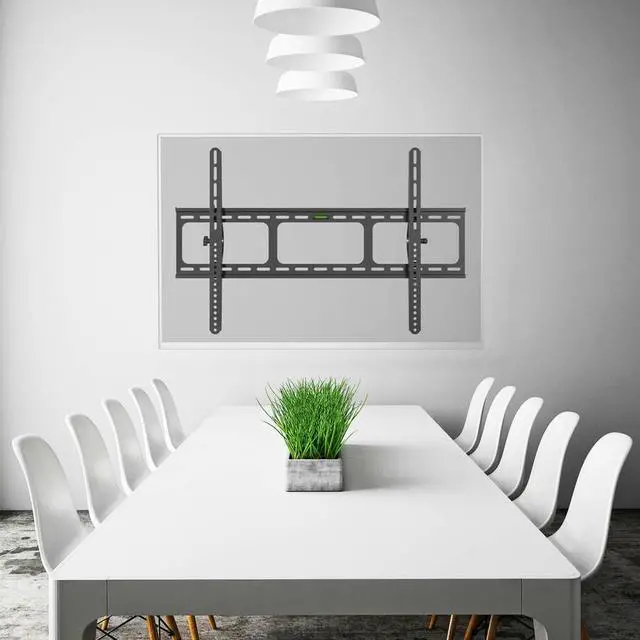 Alt view image 14 of 16 - Heavy Duty Low Profile Tilting Flat Panel Wall Mount, Max Panel Weight 60kg Designed for Most of 40-100 inch LED, LCD, OLED Flat Panels, Supports up to VESA 800x500mm BIGASSMOUNT60T Amer Mounts