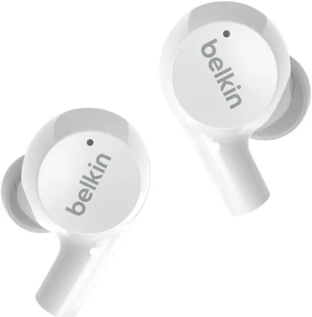 Alt view image 15 of 20 - New Belkin Auc004Btwh Soundform Rise True Wireless Earbuds