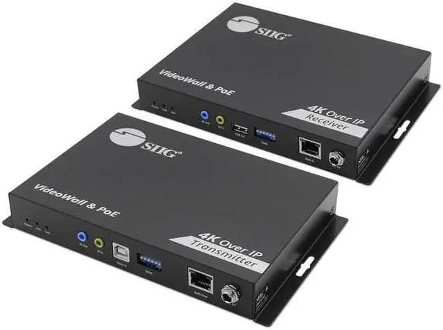 Alt view image 4 of 14 - SIIG 4K60Hz 18Gbps HDMI over IP Matrix Kit CEH28A11S1