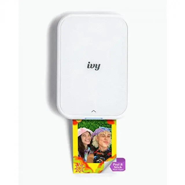 Main image of Canon IVY 2 Mini Photo Printer, Pure White #5452C018