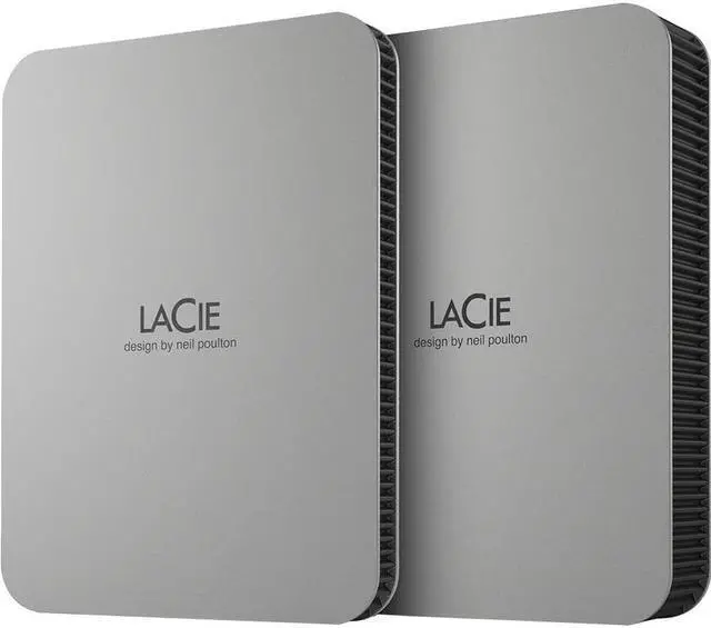 Alt view image 7 of 8 - LaCie Mobile Drive Secure STLR4000400 4TB USB-C External Hard Drive Space Gray
