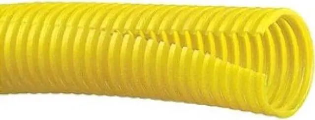 Alt view image 2 of 4 - Panduit CLT50F-C4 Slit Wall Corrugated Loom Tubing, Yellow