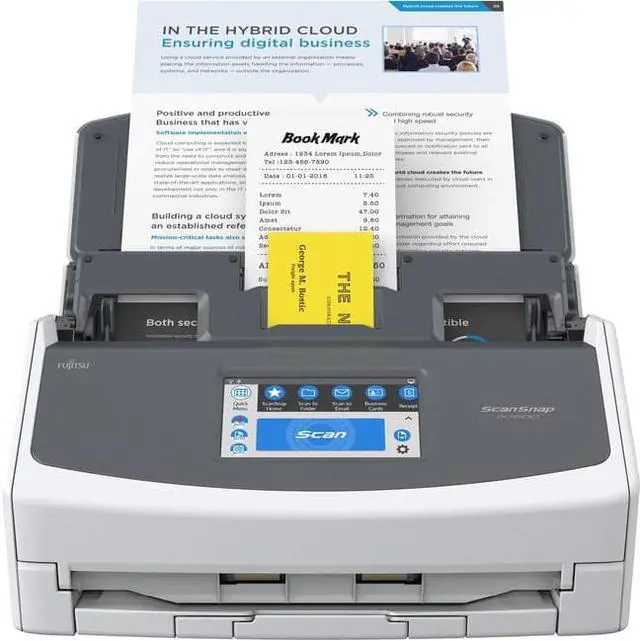 Alt view image 3 of 5 - Ricoh ScanSnap iX1600 ADF Scanner 600 dpi Optical PA03770-B605 TAA