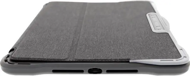 Alt view image 3 of 8 - Brenthaven Edge Folio Rugged Carrying Case (Folio) for 10.2" Apple iPad (9th Generation), iPad (7th Generation), iPad (8th Generation) Tablet - Gray - Drop Resistant, Impact Resistant - Polycarbo