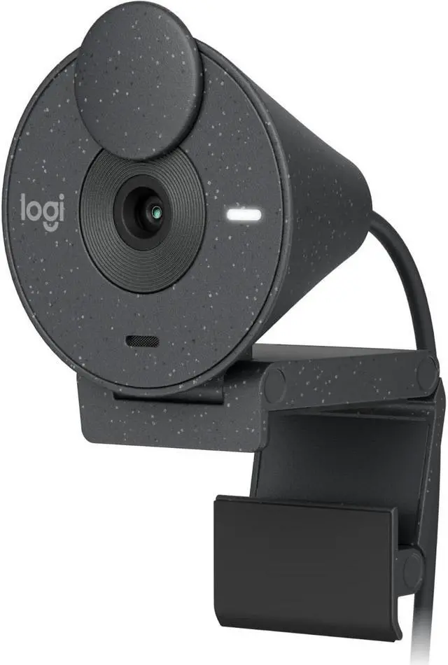 Alt view image 4 of 8 - Logitech Brio 305 Full HD 1080P Webcam with Privacy Shutter, Mono Noise Reduction Mics, USB-C, Auto Light Correction, Works with Zoom, Microsoft Teams, Google Meet