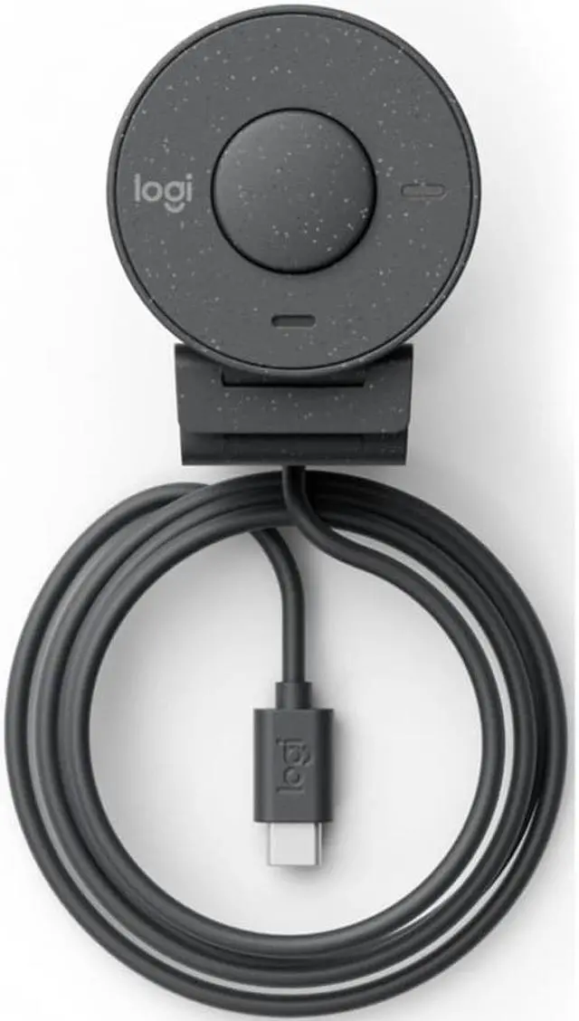 Alt view image 6 of 8 - Logitech Brio 305 Full HD 1080P Webcam with Privacy Shutter, Mono Noise Reduction Mics, USB-C, Auto Light Correction, Works with Zoom, Microsoft Teams, Google Meet