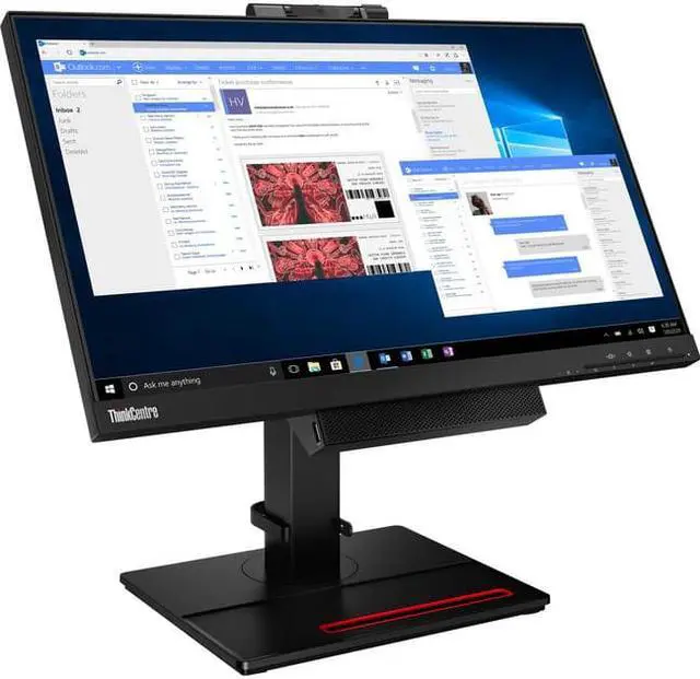 Alt view image 17 of 20 - Lenovo 11GTPAR1US ThinkCentre Tiny In One 22" Full HD Desktop Display Monitor
