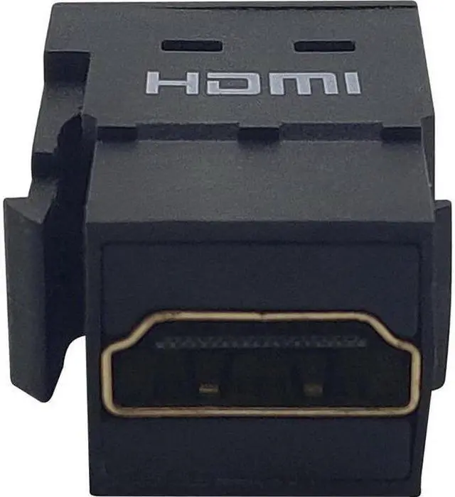 Alt view image 13 of 16 - Tripp Lite HDMI Keystone Panel Mount Coupler (F/F), 8k Video @ 60Hz (4:4:4), HDCP 2.2, Black (P164-000-KPBK8K)