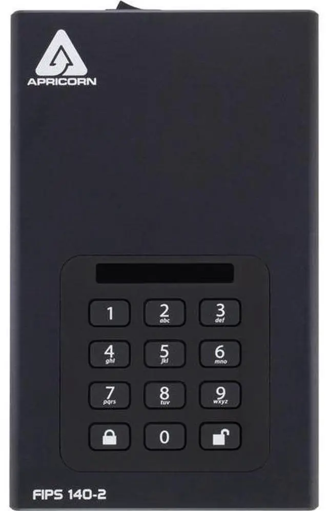 Alt view image 3 of 8 - Apricorn Aegis Padlock DT FIPS 20TB Desktop Hard Drive External ADT3PL256F20TB
