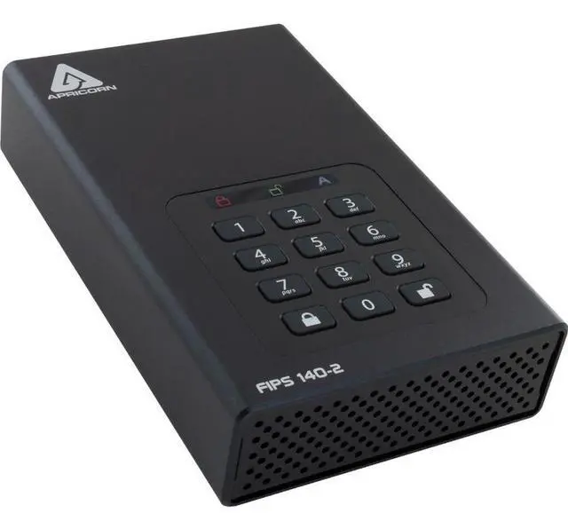 Alt view image 5 of 8 - Apricorn Aegis Padlock DT FIPS 20TB Desktop Hard Drive External ADT3PL256F20TB