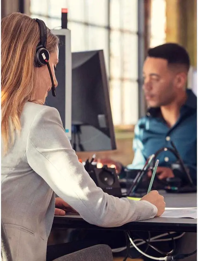 Alt view image 8 of 9 - EPOS Sennheiser SDW 5013 Monaural On-Ear Wireless DECT Headset with Microphone