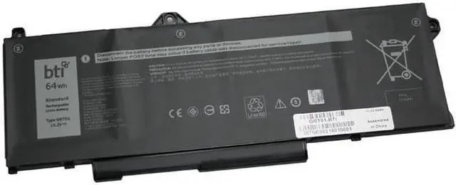 Main image of BTI Battery - For Notebook, Gaming Notebook, Mobile Workstation - Battery Rechargeable - 4210 mAh - 64 Wh - 15.2 V