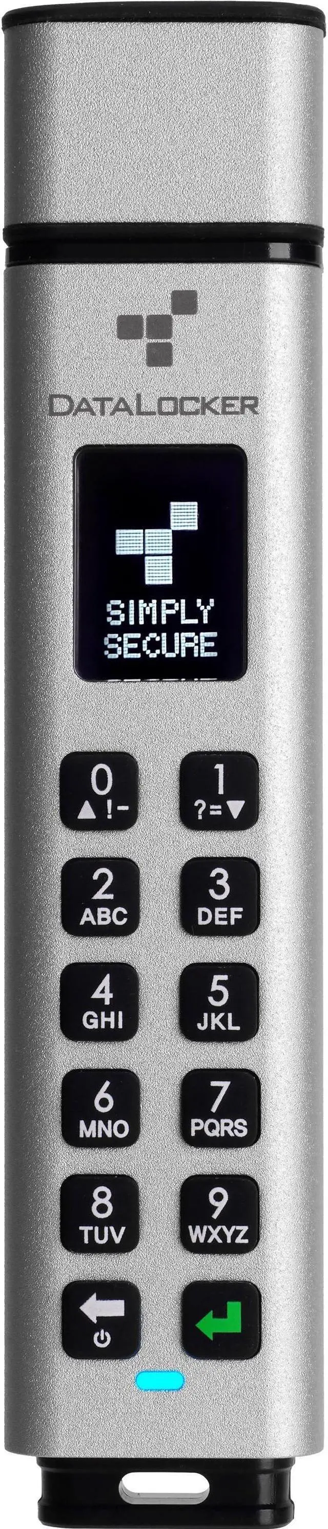 Alt view image 6 of 20 - Data Locker SK350-512-FE K350 Encrypted Micro Ssd 512gb Ext Usb 3.1 Gen 1 Keypad Aes 256-bit