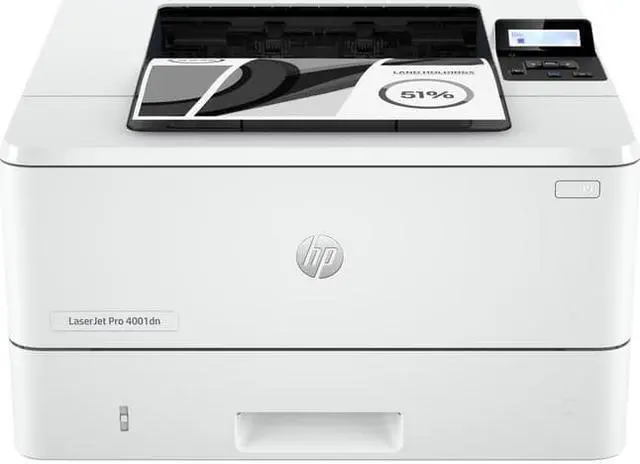 Alt view image 9 of 12 - HP LaserJet Pro 4001dn Laser Printer, Black And White Mobile Print Up to 80,000