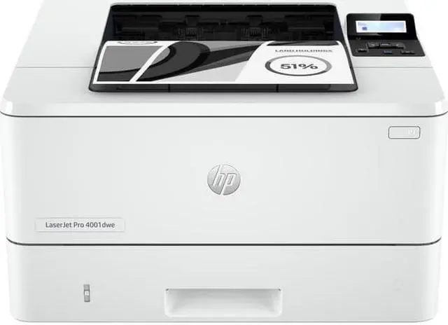 Alt view image 9 of 11 - HP LaserJet Pro 4000 4001dwe Wireless Laser Printer Monochrome 2Z601EBGJ
