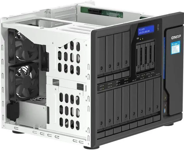 Alt view image 6 of 16 - QNAP Turbo NAS TS-1655-8G SAN/NAS Storage System TS-1655-8G-US