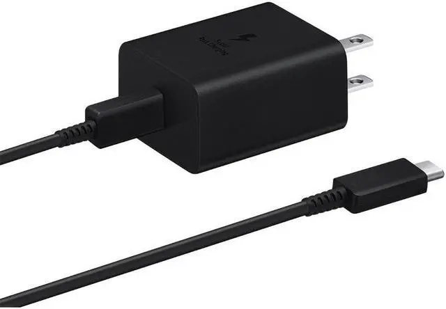 Alt view image 4 of 8 - samsung 45w power adapter (w/cable c-to-c), black