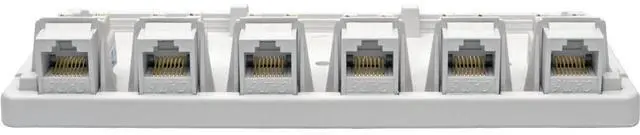 Alt view image 6 of 10 - Tripp Lite Cat6 Surface-Mount Box 6-Port Unshielded 110 Idc Punchdown Rj45