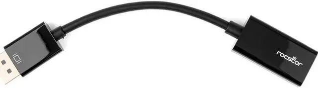 Alt view image 8 of 11 - Rocstor DisplayPort to HDMI Adapter 4K DP to HDMI Converter UHD 4K 60Hz Y10A232B1