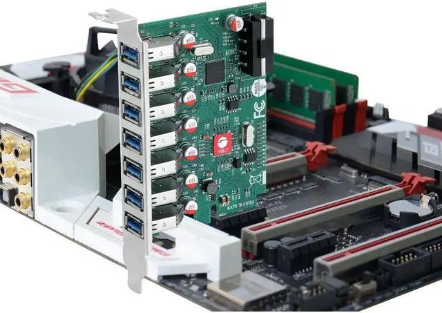 Alt view image 9 of 12 - SIIG 7 Port USB 3.0 PCIe Host Card UASP Mode
