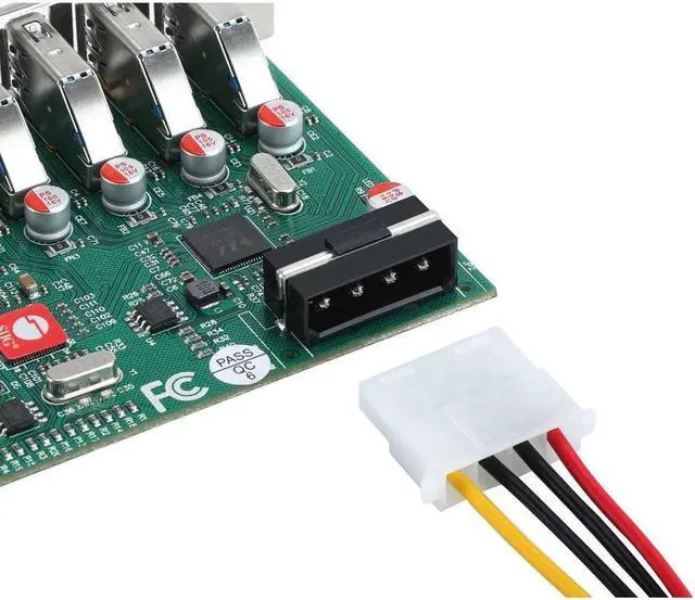 Alt view image 8 of 12 - SIIG 7 Port USB 3.0 PCIe Host Card UASP Mode
