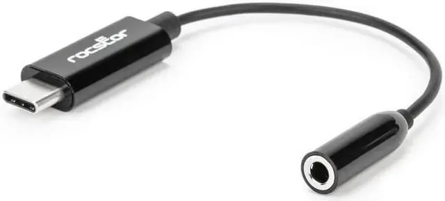Alt view image 3 of 7 - Rocstor USB C to 3.5mm Audio Adapter