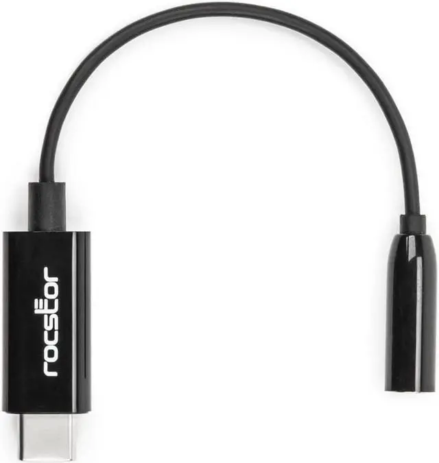 Alt view image 6 of 7 - Rocstor USB C to 3.5mm Audio Adapter